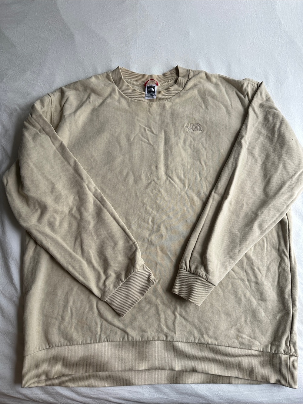 The North Face Men’s Yellow Crewneck Sweatshirt